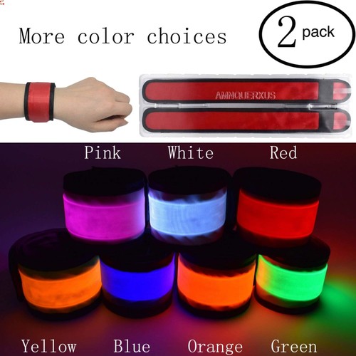 Pack led glow slap - slap, bracelets