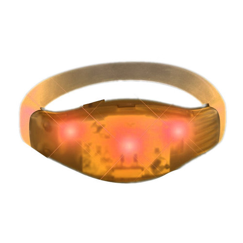 Sound activated orange led - sound,