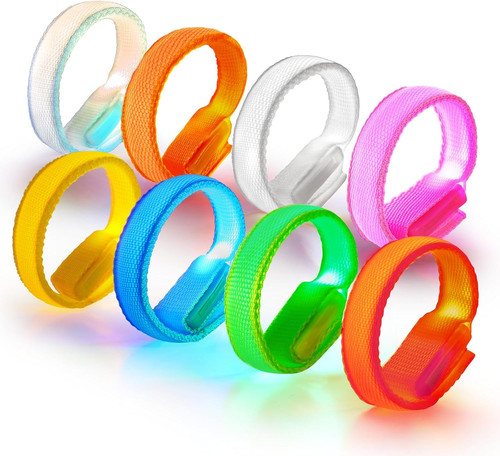 8pcs led wristband - led, wristband,