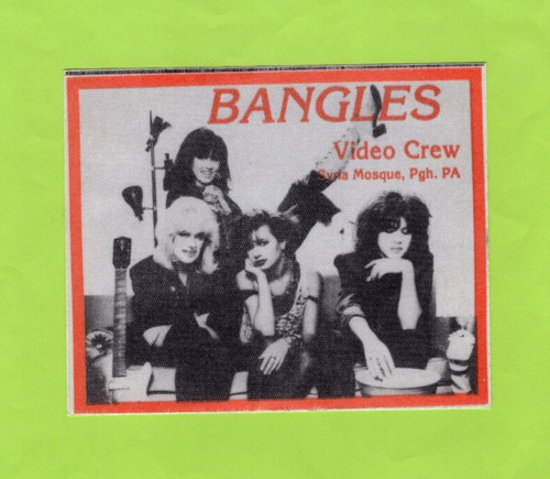 Bangles 1986 concert backstage - bangles,